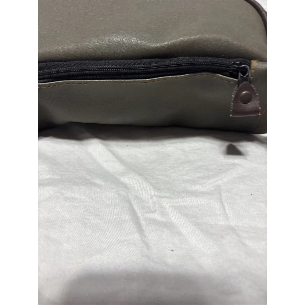 Eastport Fanny Pack Belt Bag Dark Green Adjust Strap Hiking Retro Vtg Leather